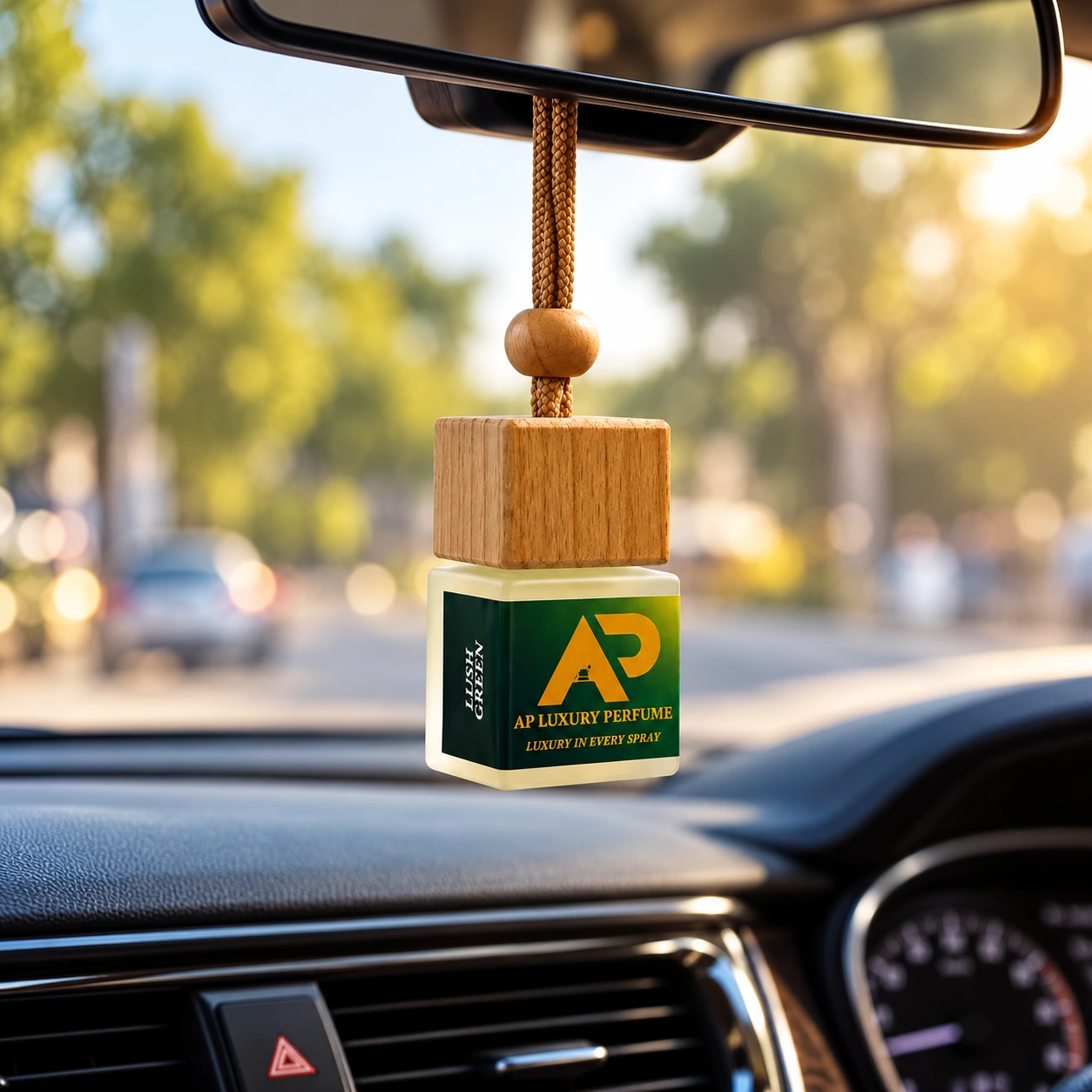 Lush Green Car Freshener